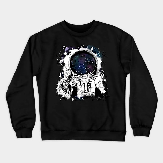 Impossible Astronaut Crewneck Sweatshirt by JessiLeigh